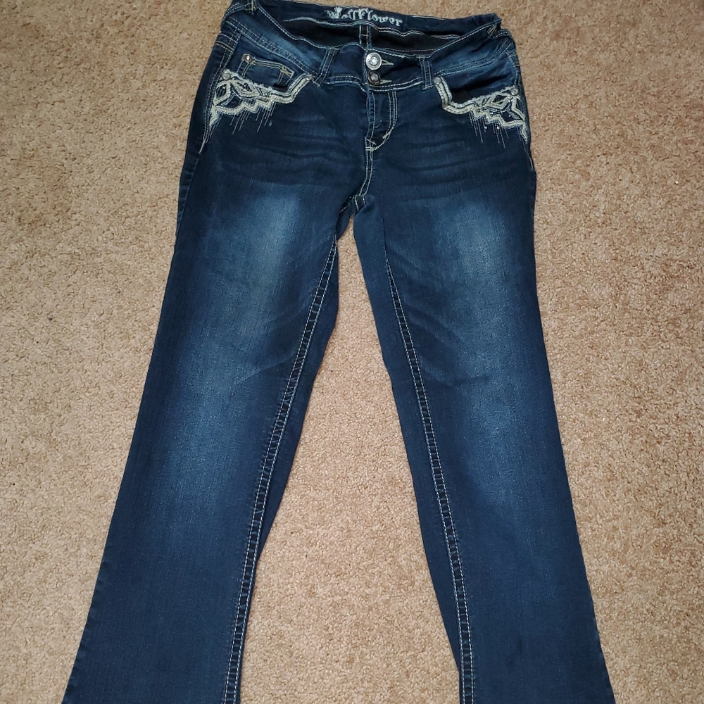 Wallflower blue jeans